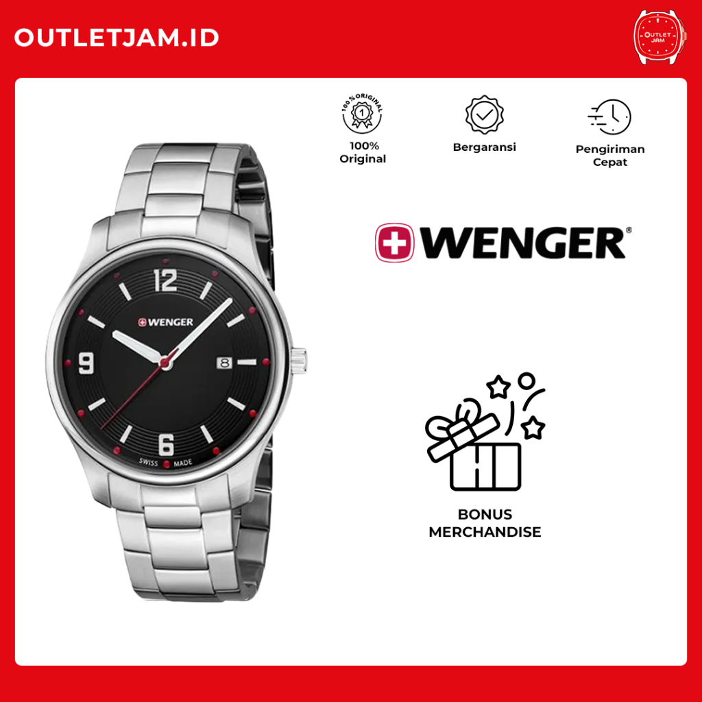 Wenger Swiss Military 01.1441.110 Jam Tangan Pria Original – Diver Watch – Sapphire Crystal – Swiss 