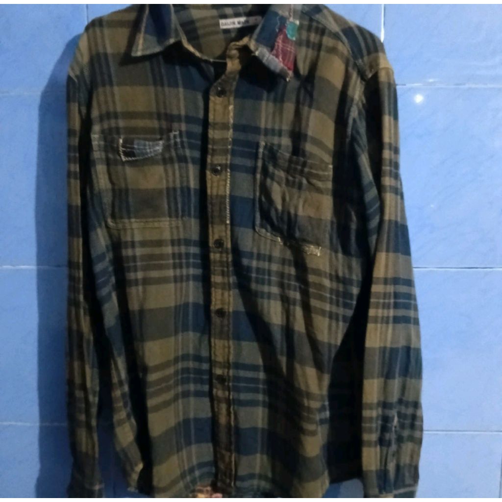 kemeja flannel gaijin made