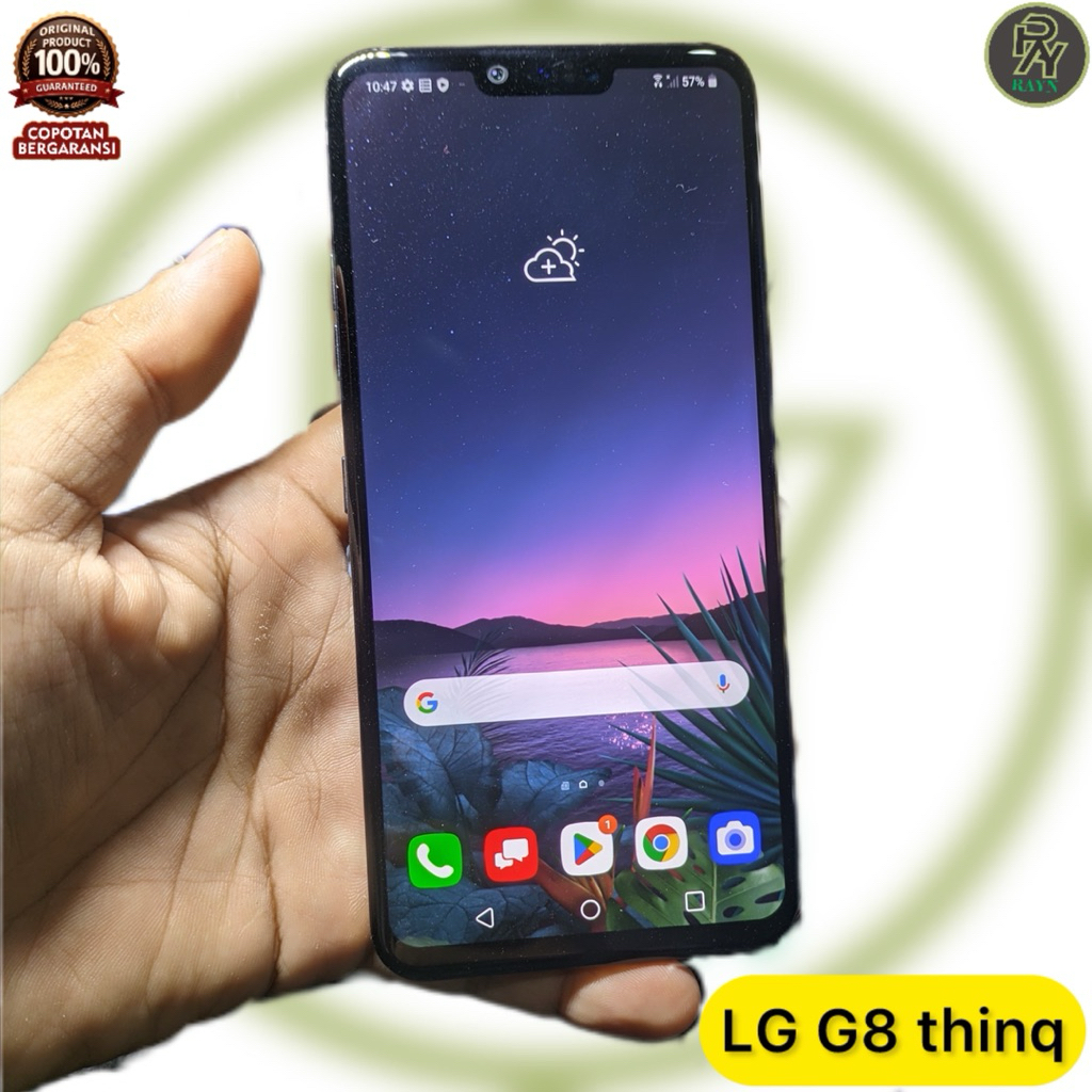 LCD plus frame LG G8 thinq original copotan bergaransi