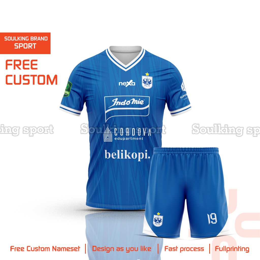 Baju Jersey Bola Psis Semarang 2025 - 2026 Home Away Thrid Liga 2 Indonesia Free Custom Nama Warna B