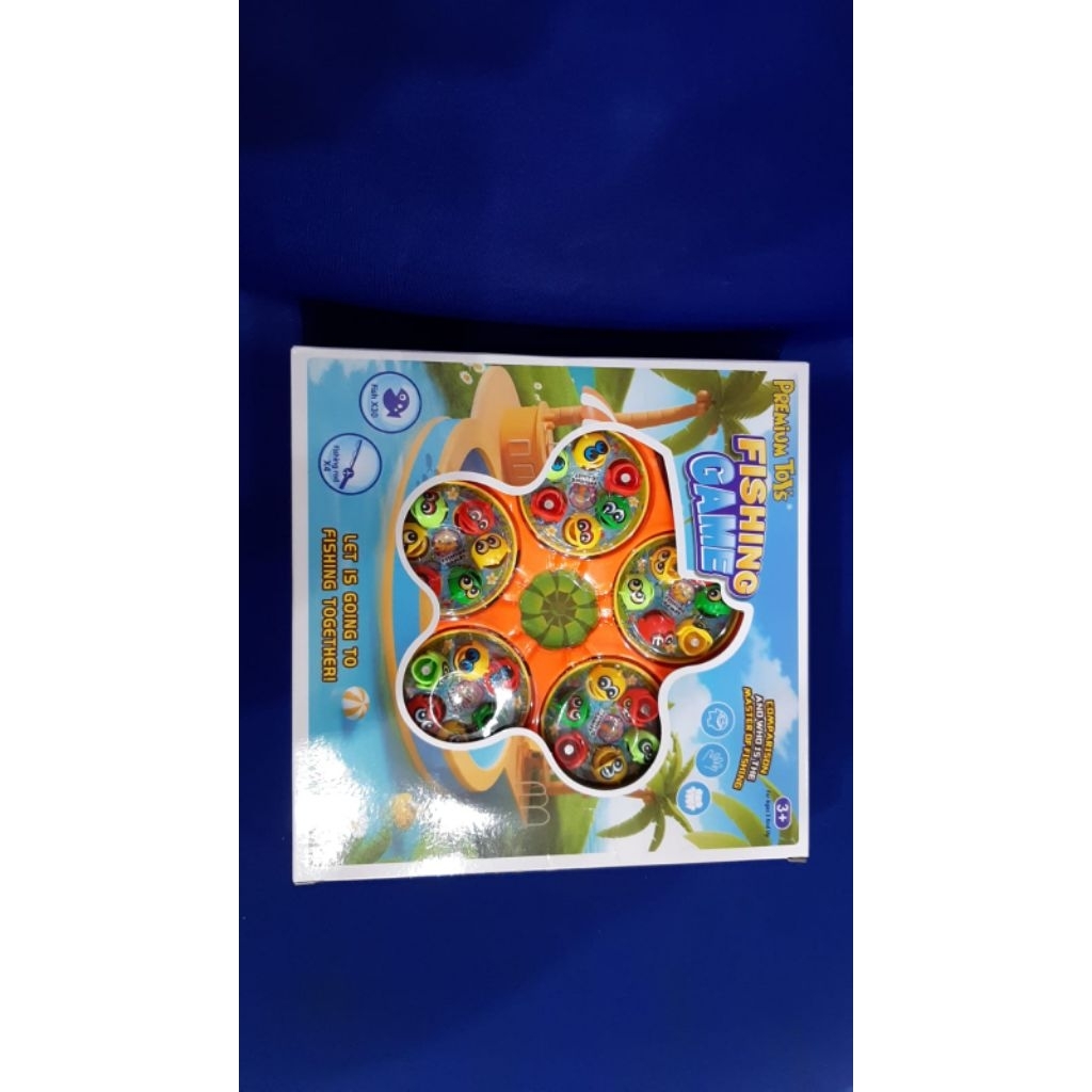 mainan toys fishing game memancing ikan 5 kolom ikan dus