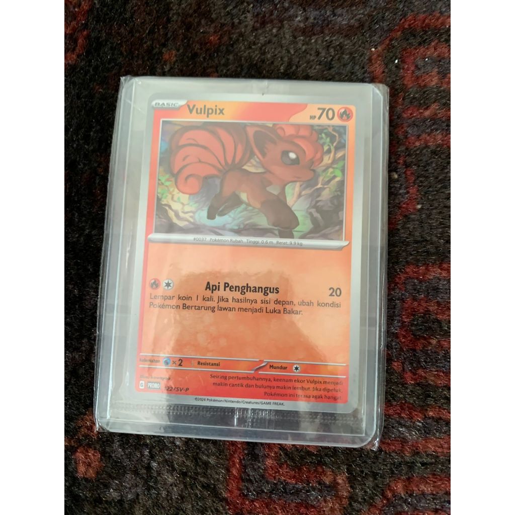 Vulpix Promo Pokemon Indonesia