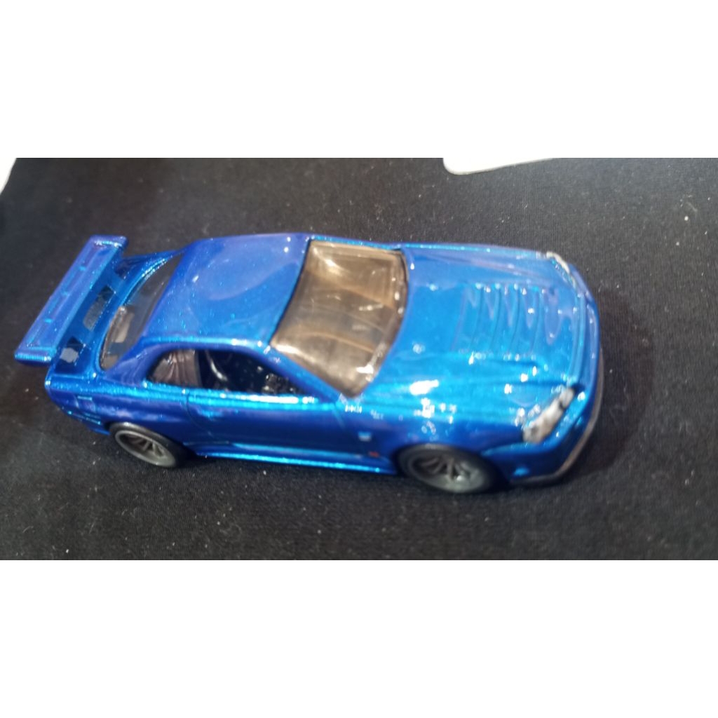 hotwheels loose skyline r34 biru bryan fast and furious premium