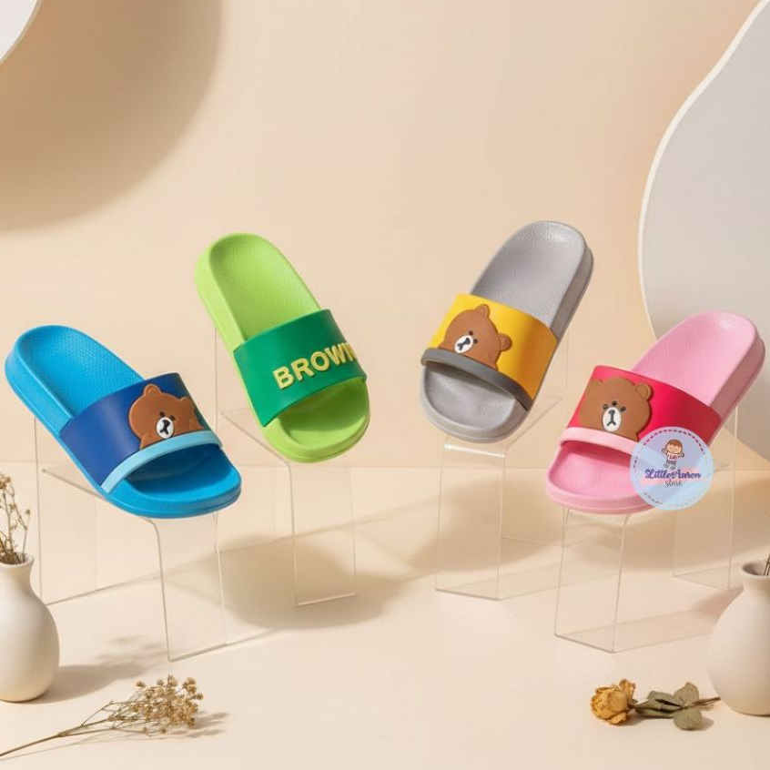 CUCI GUDANG SALE 2.2 RAMADHAN LittleAaron SANDAL BABYCONY Sandal Anak Selop Karet sandal anak  lucu 