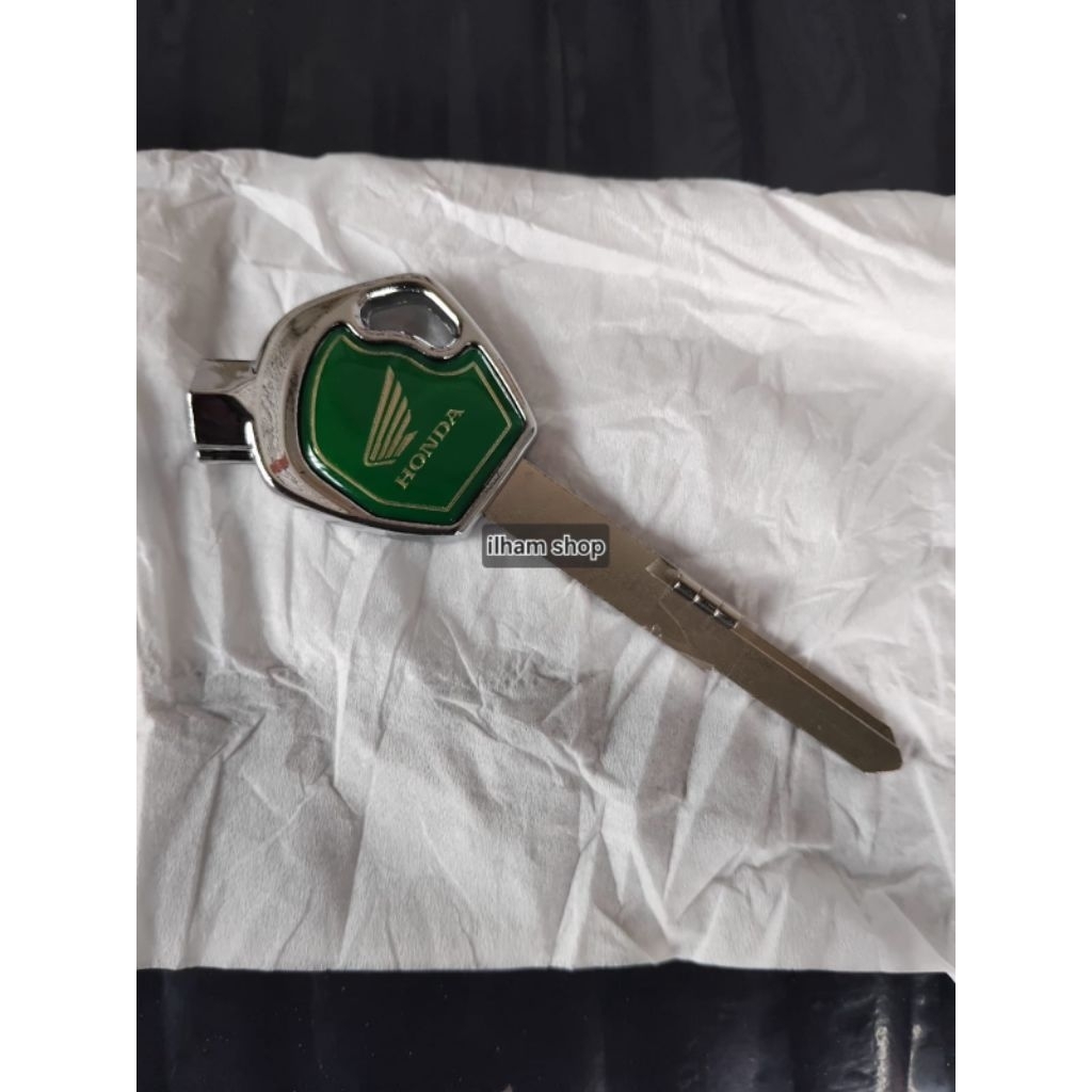 BAHAN KUNCI DUPLIKAT MOTOR //beat ,vario,supra helmin,scoopy,dll//warna hijau