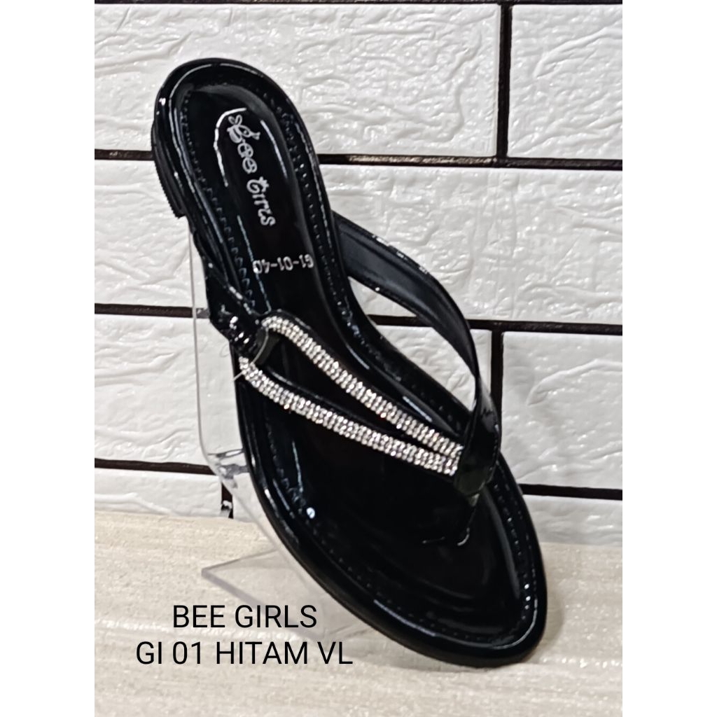 sandal cewek, sandal wanita, sandal jepit produk original BEE GIRLS