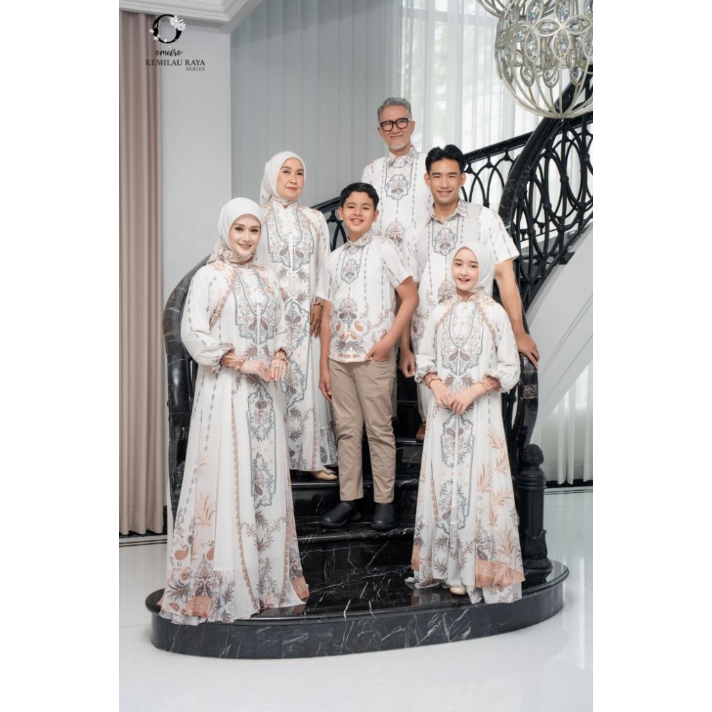 KEMILAU RAYA SARIMBIT  SERIES by OMEIRO SYARI / GAMIS SERIMBIT KELUARGA TERBARU