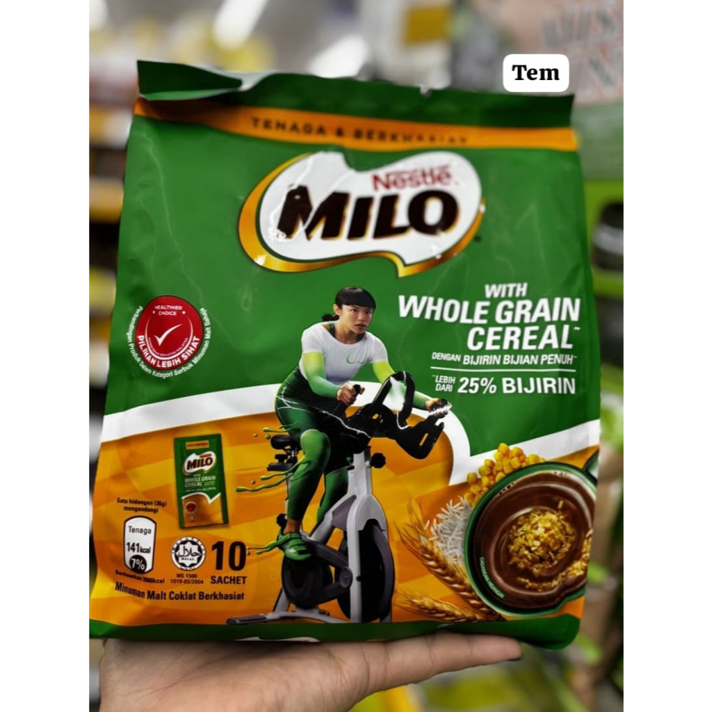 milo whole grain cereal  isi 10 pc
