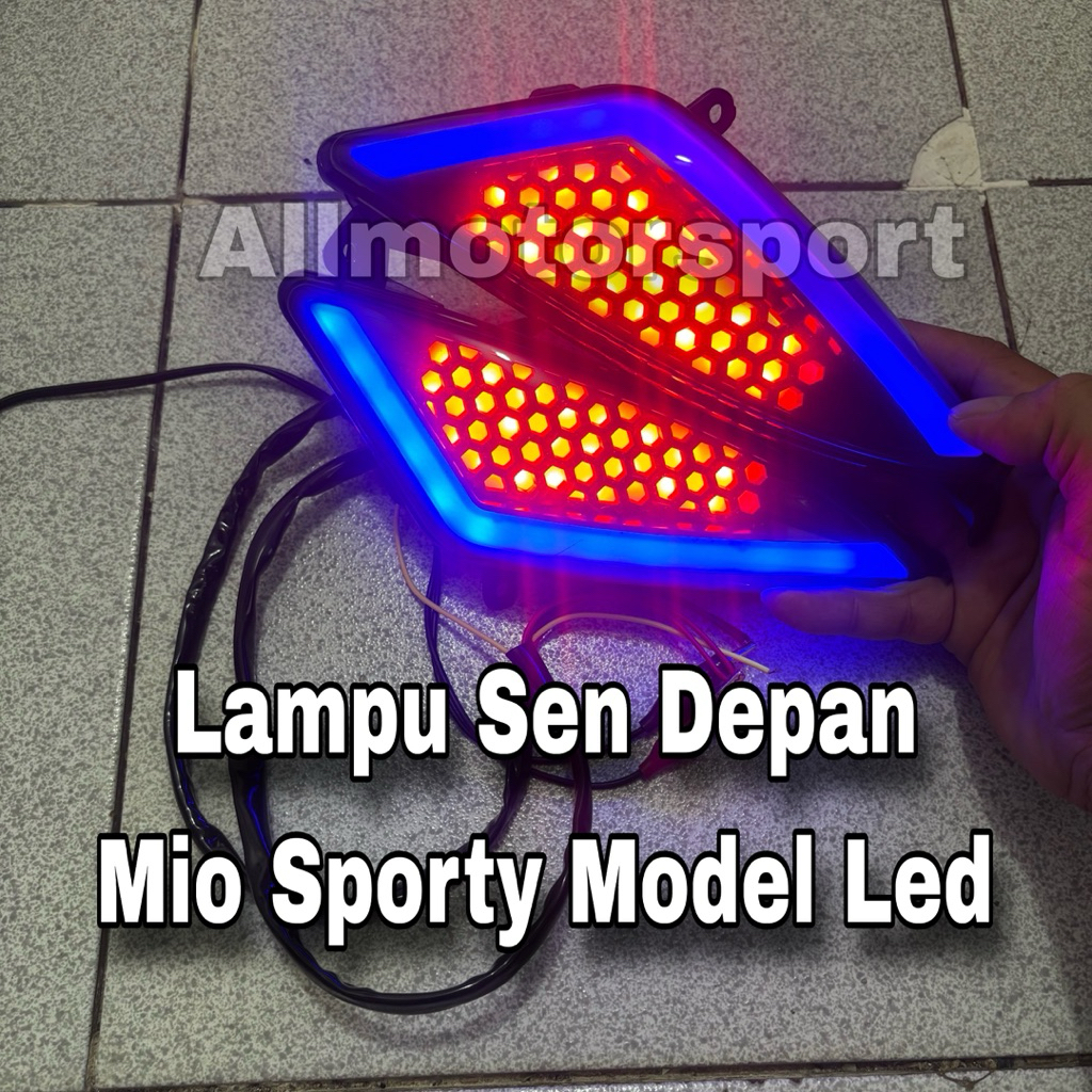 Lampu Sein Depan Mio Sporty Mx Led Full Set Lampu Depan Sen Mio Sporty Model Led Tahun 2003-2013