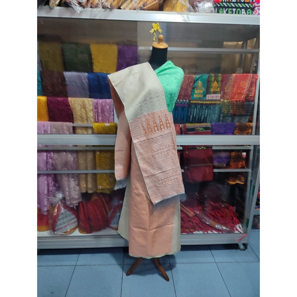 songket mesin motif tumtuman cantik dan berkelas, percis aslinya