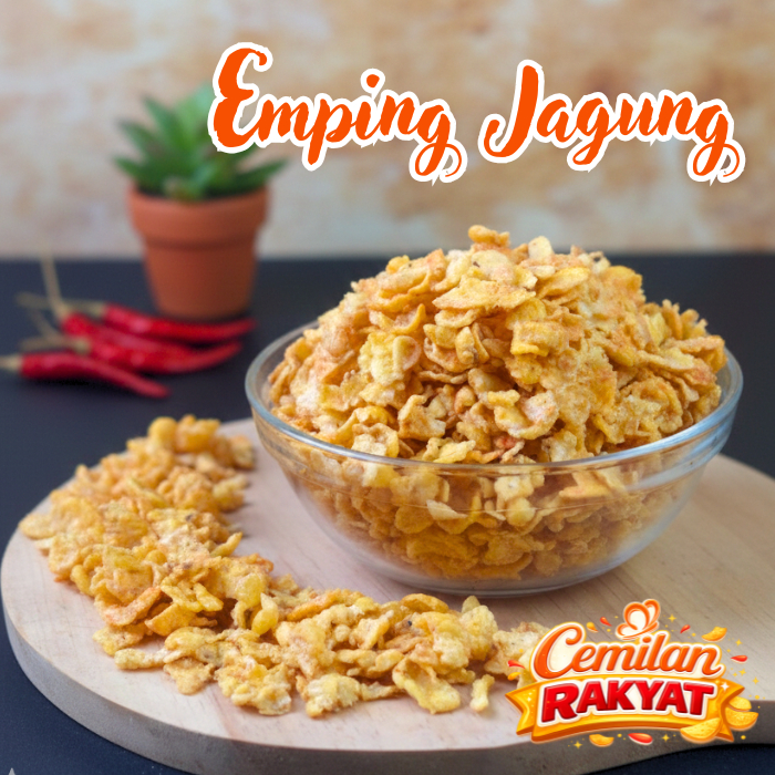 Emping Jagung / Jagung Geprek Bumbu Balado