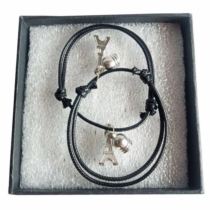 Gelang magnet tali hitam / gelang soulmate