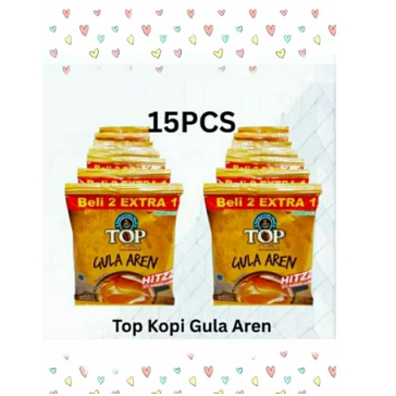 Kopi Top Gula Aren Sachet 1 Renteng /Top Coffee/Top Kopi Gula Aren 1 Renceng