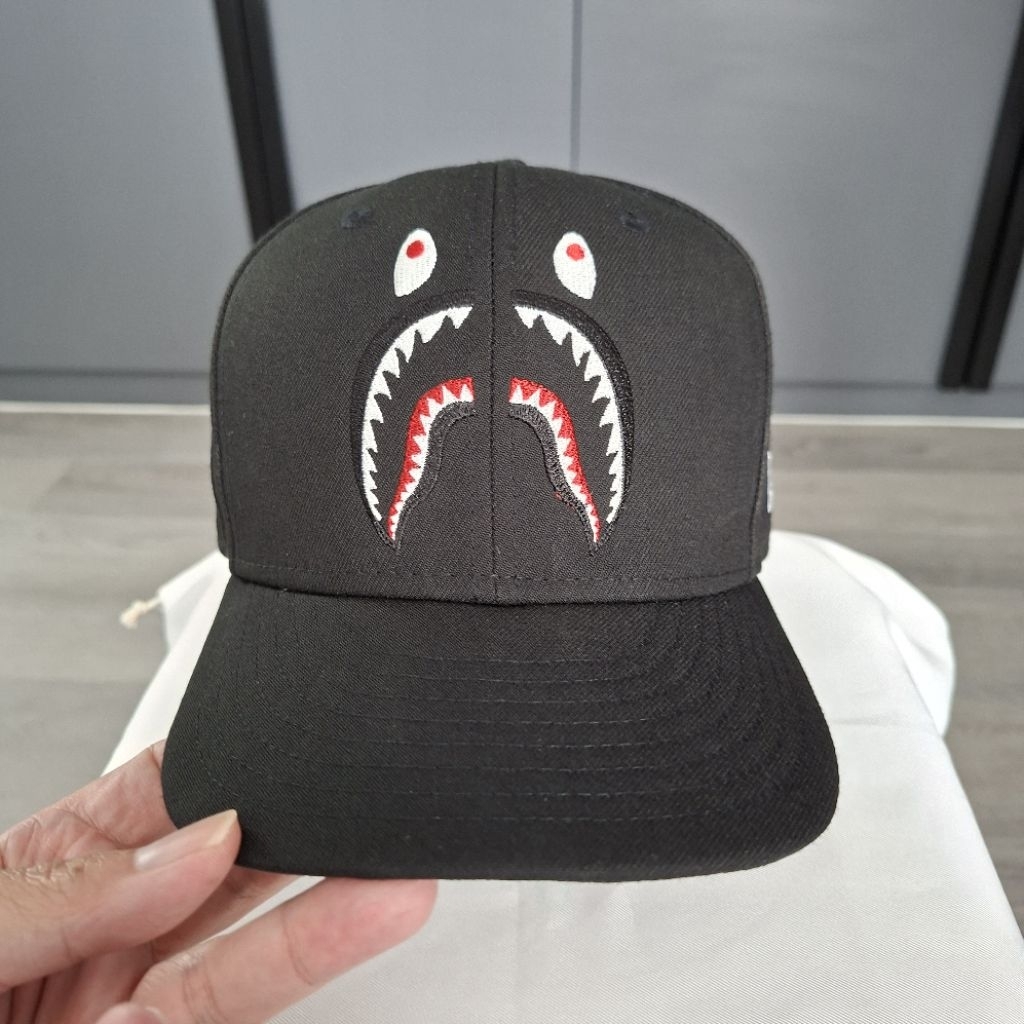 BAPE Shark x New Era 59FIFTY 7 3/8 down sz 7 1/4
