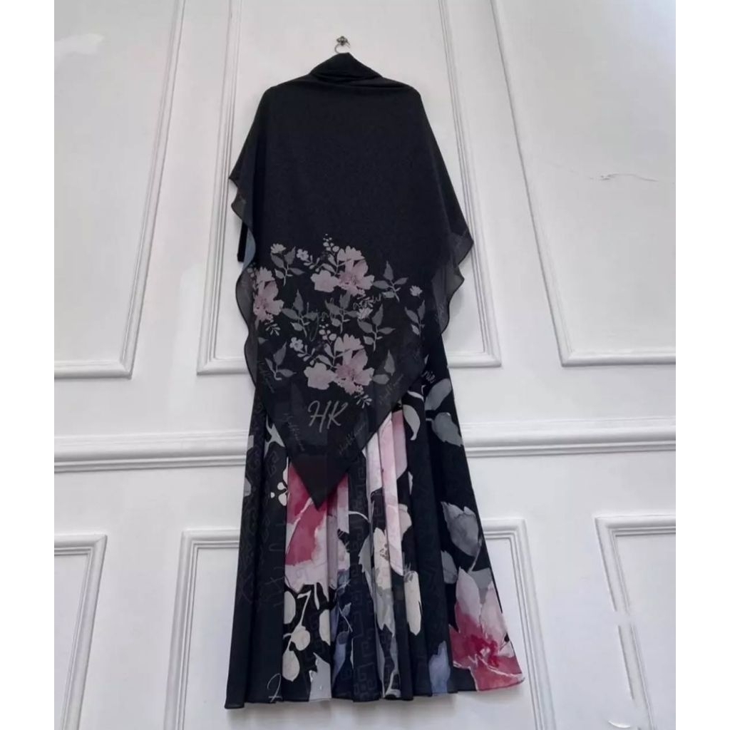 gamis syari+khimar prelove by hijab kayunie