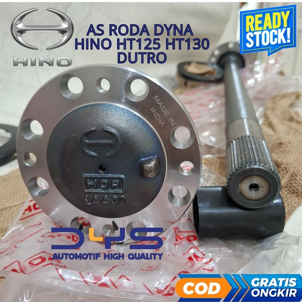 AS RODA BELAKANG DYNA HT125 HT130 HINO DUTRO MADE IN INDIA ORIGINAL / ASLI