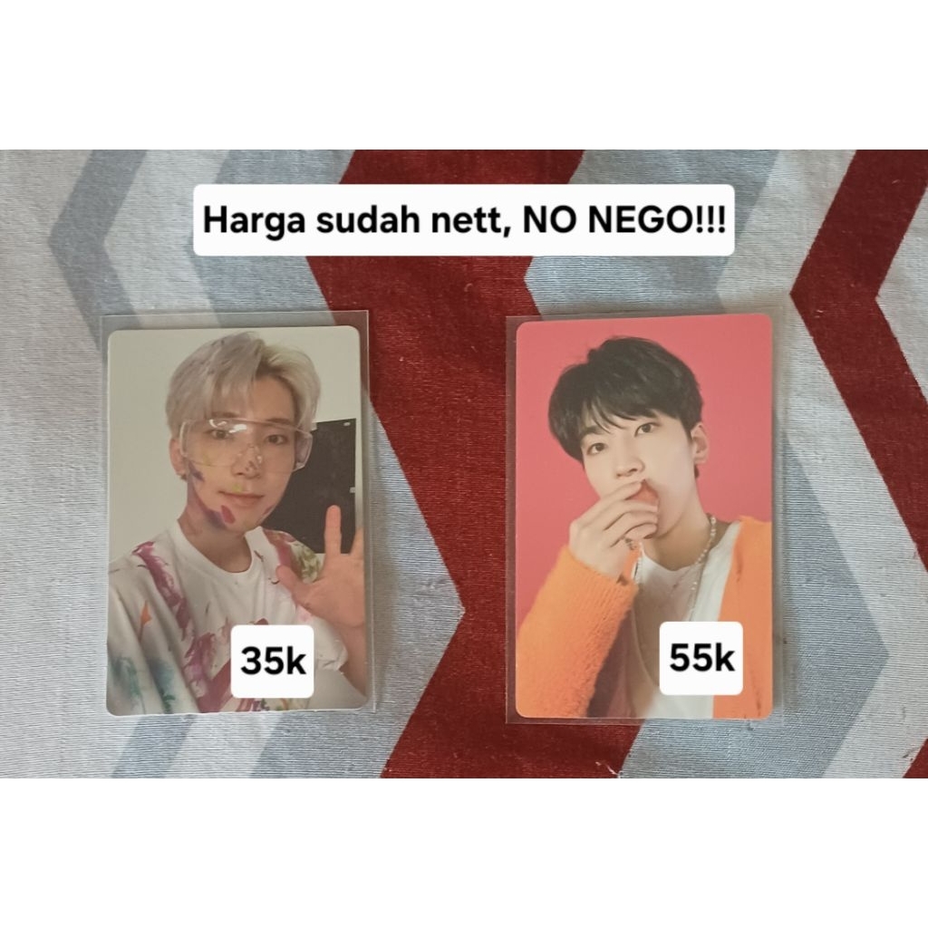 PHOTOCARD FACE THE SUN CARAT VER THE NAME 17 WONWOO SEVENTEEN