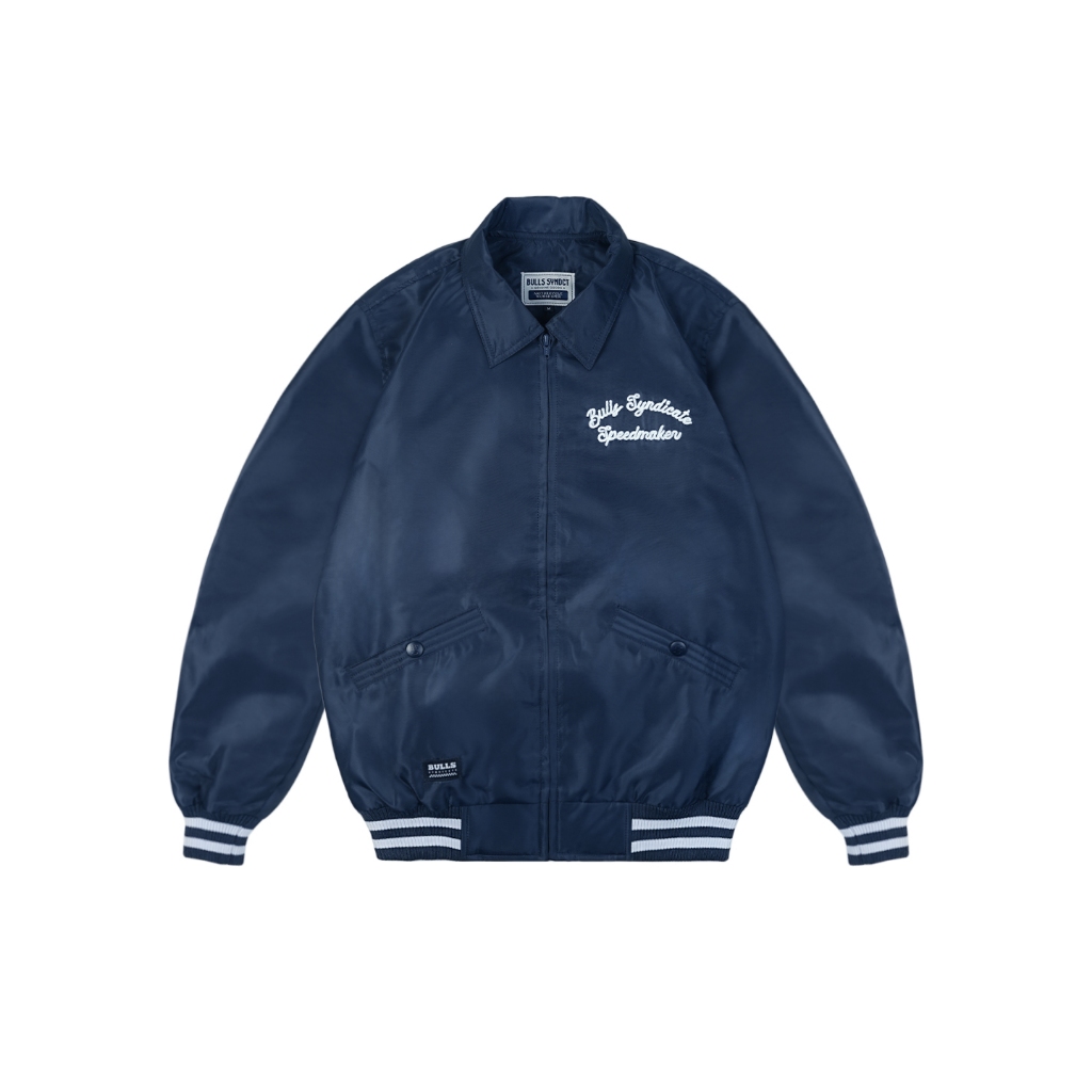 BULLS SYNDICATE WindBreaker Jacket | Busted Navy