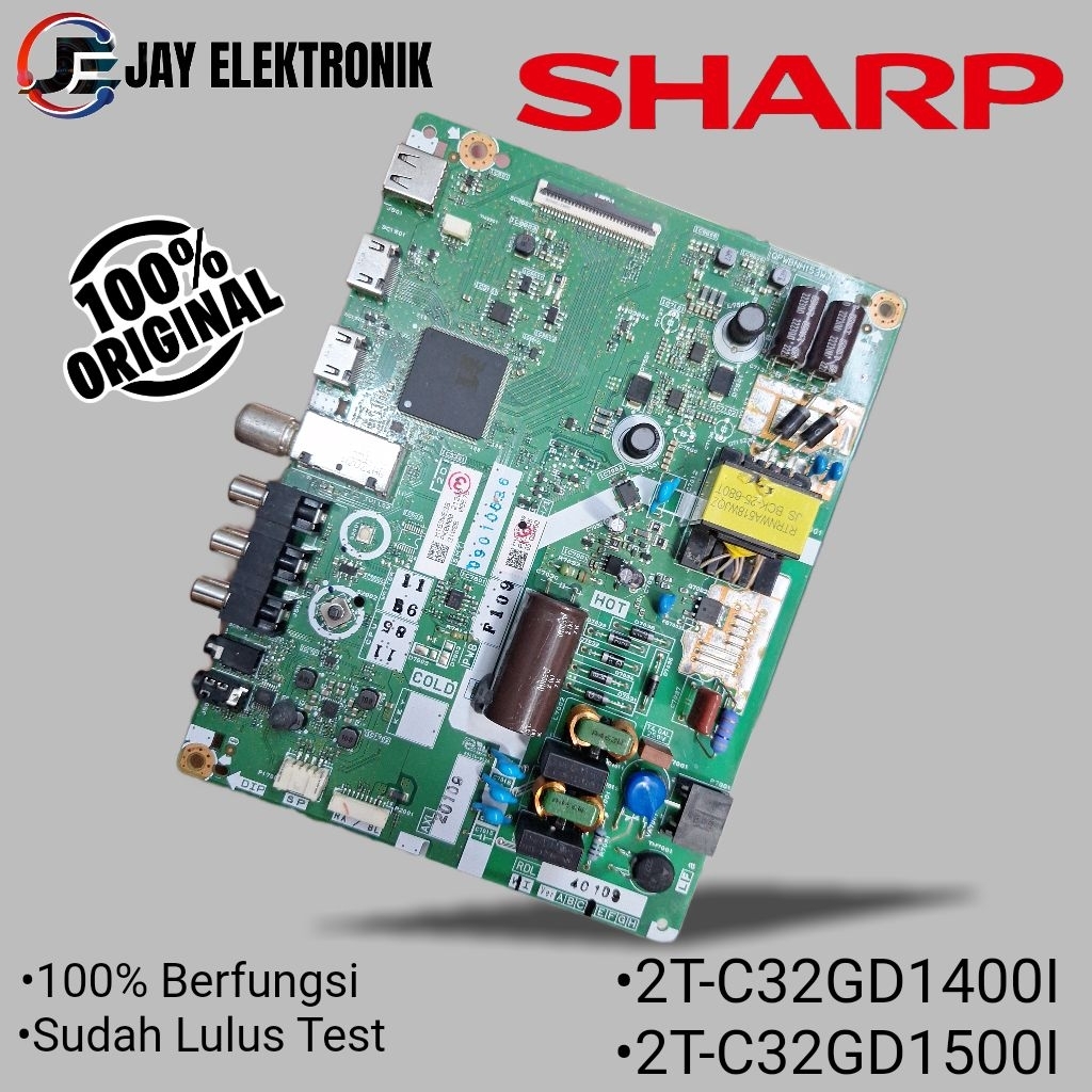 MB / Mobo / Mainboard Tv sharp 2T-C32GD1400i 2T-C32GD1500i 32GD1400i 32GD1500I