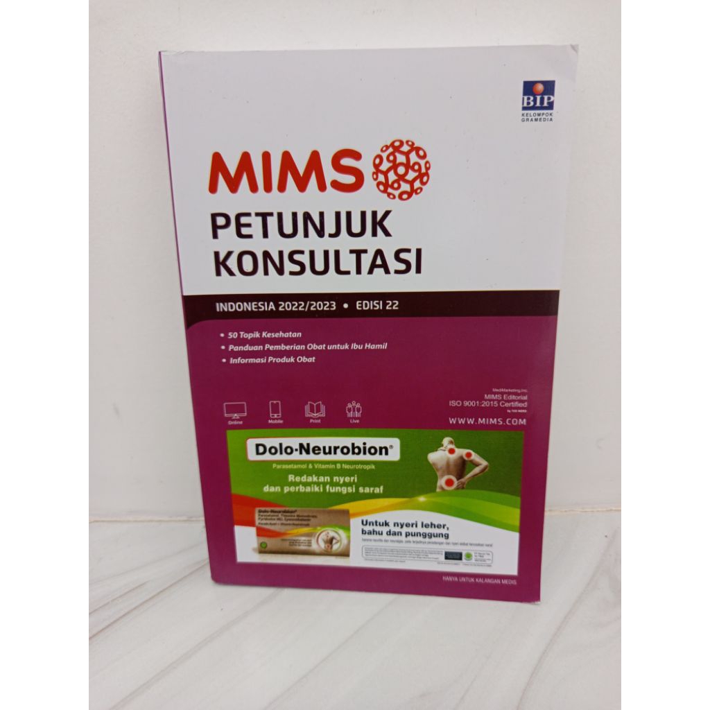 Buku MIMS Petunjuk Konsultasi Edisi 2022