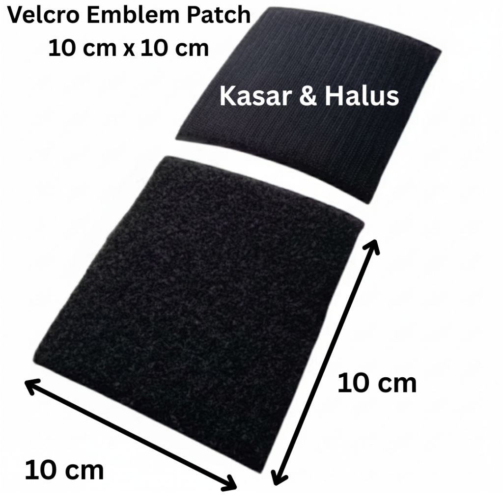Velcro Patch Perekat Emblem | Velcro Perekat Emblem Bordir 10x10 cm