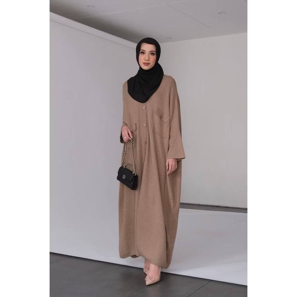 pocket dress gonegani / dress gonegani / dress knit gonegani