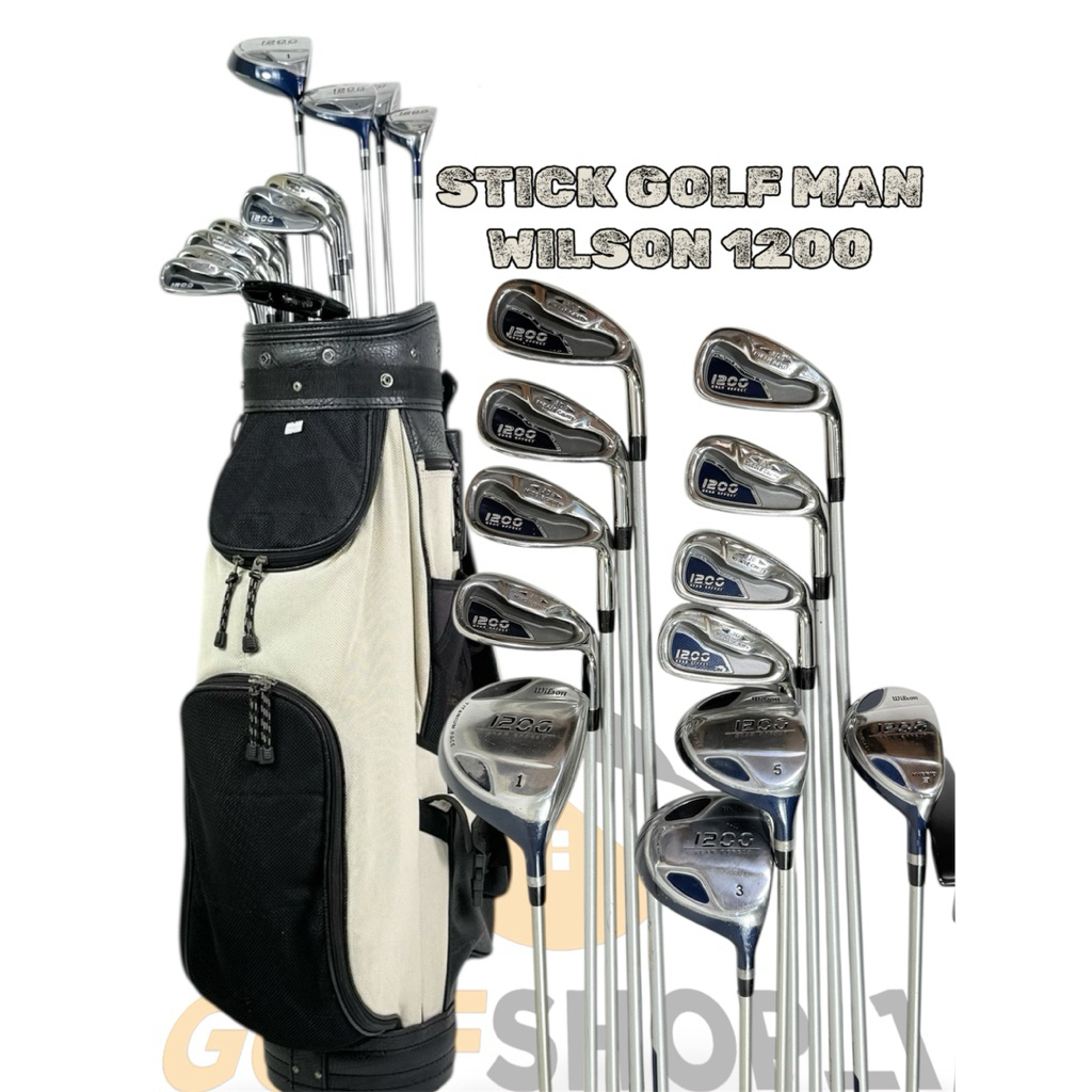 Stick Golf Man Wilson 1200 Second Original Shaft Graphite Flek Reguler - Stick Golf Original Second