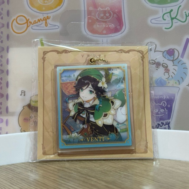 Genshin Impact Keychain Official Mihoyo Venti