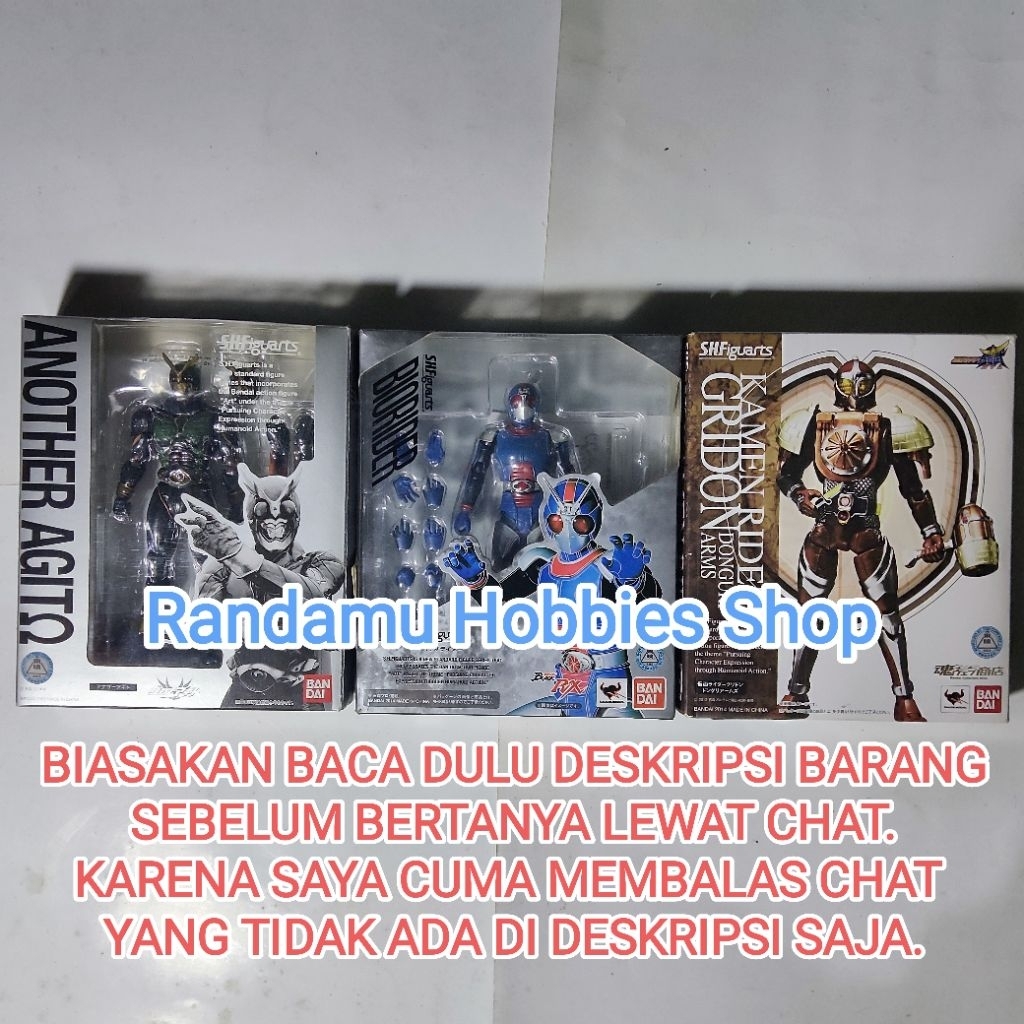 SHF Kamen Black RX Bio Rider & Another Agito & Gridon [Bandai] DX Sunriser Revolcane Driver Figma Ne
