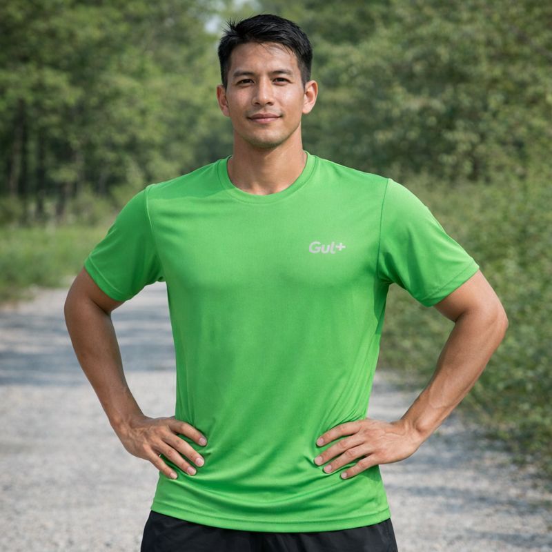 GULF - Jersey Running Solid Green