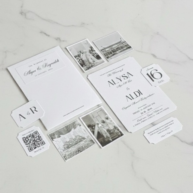 Wedding Keepsake Aesthetic Properti Pernikahan Konten Video Cinematic Flatlay Wedding Vows Handmade