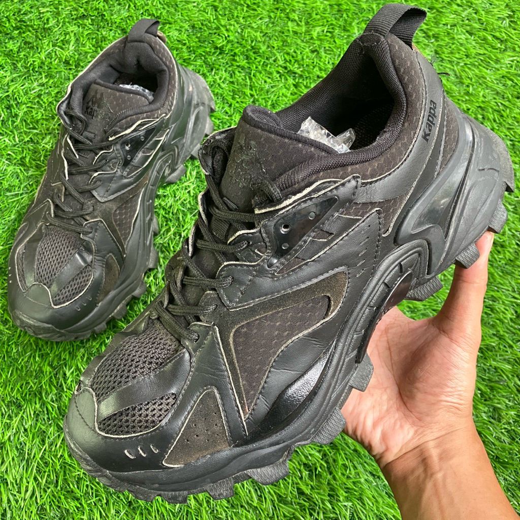 KAPPA Retro Full Black sneakers shoes size 42