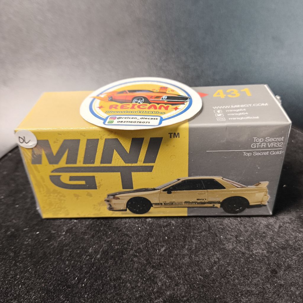 MINI GT - TOP SECRET GT-R VR32 | TOP SECRET GOLD | MINI SCALE
