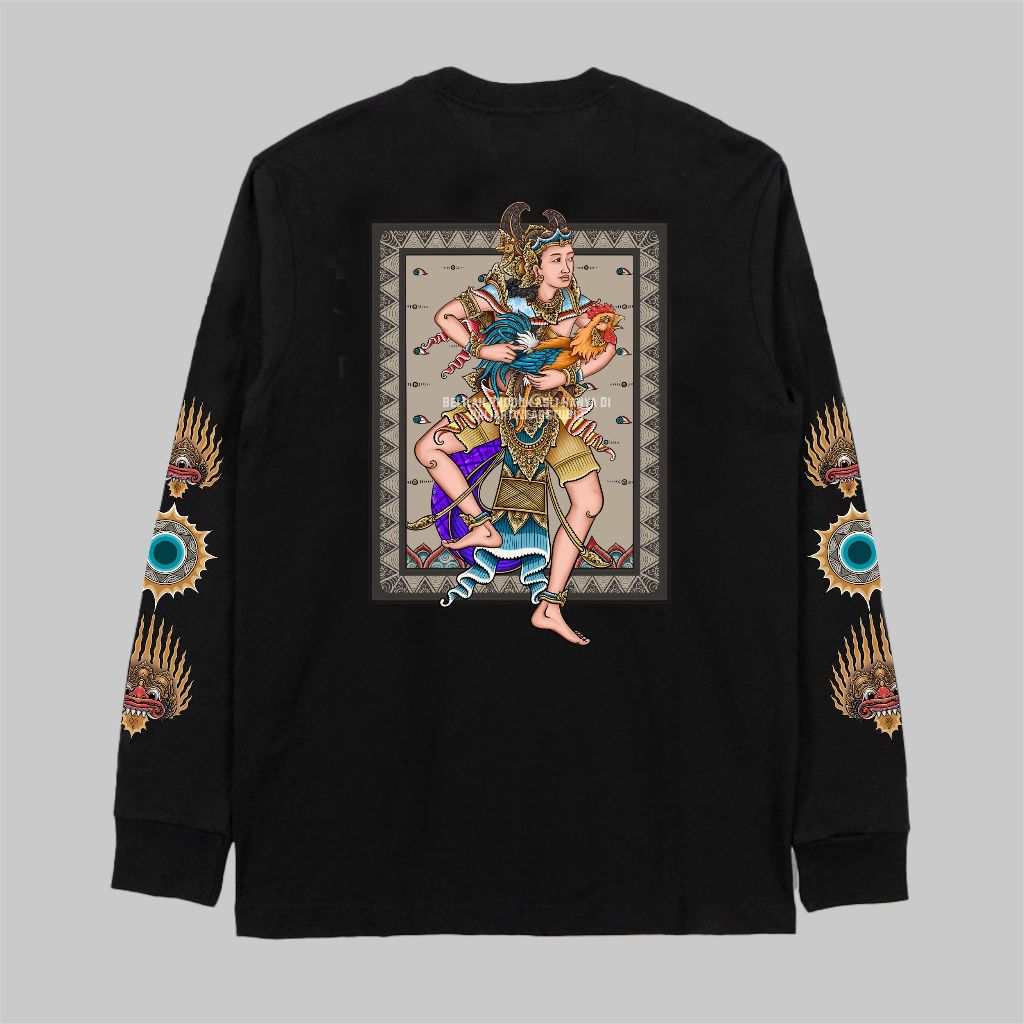 ARJUNA KAMASAN STYLE  | TANGAN PANJANG | BALIARTWEAR | BAJU KATA KATA BALI | OLEH OLEH BALI | Baju K