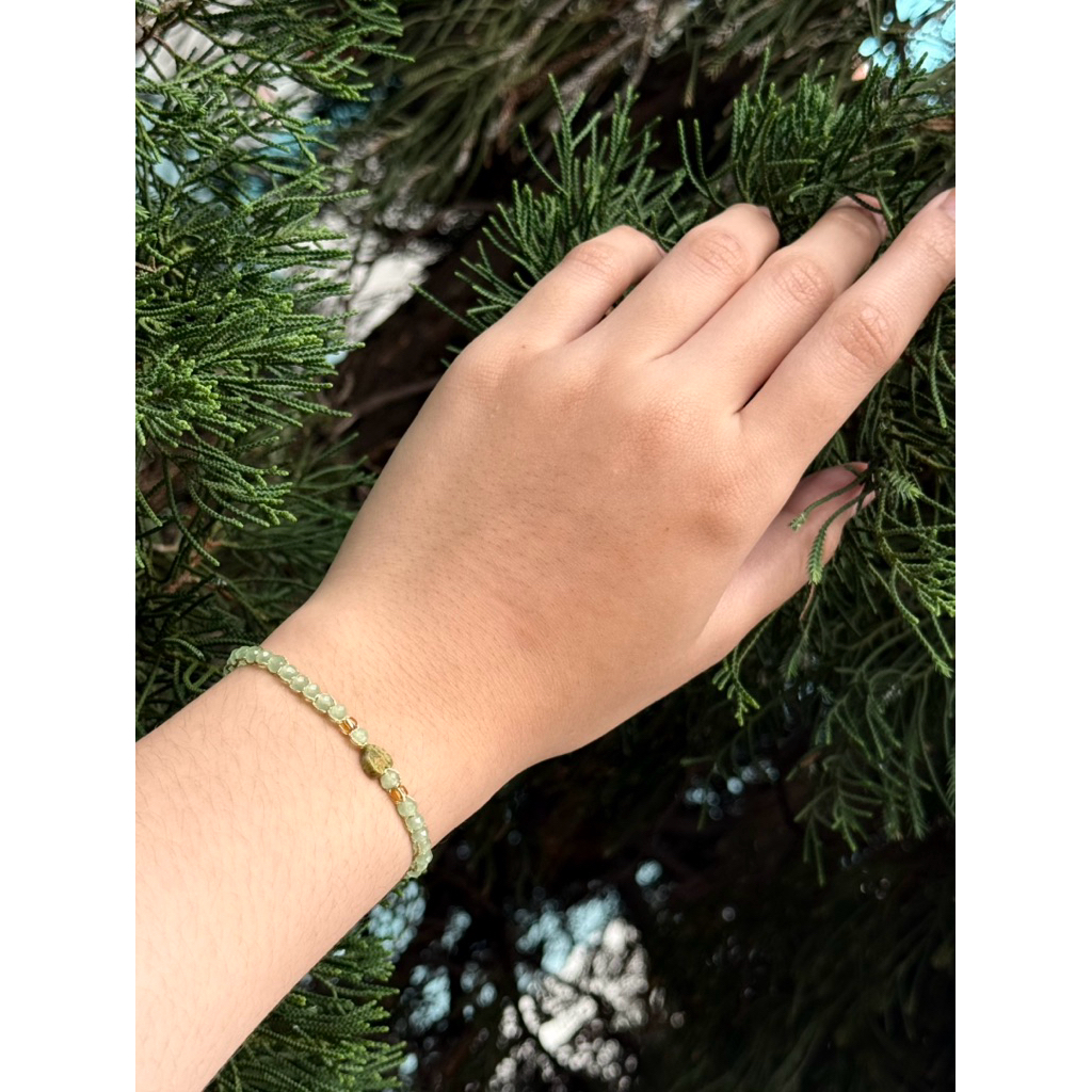 Gelang Samapura Giok Aceh Natural Jade Bracelet Bali Handmade Original 100%