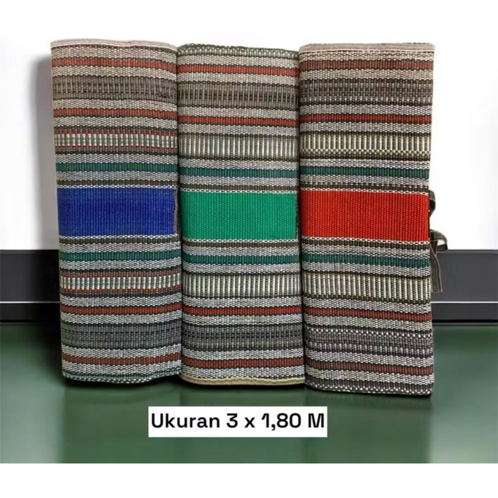 Tikar Tenun Tanpa Sambungan | Tikar Piknik Lipat | Tikar Tenun Swan Jumbo | Karpet Piknik Lipat | Ka