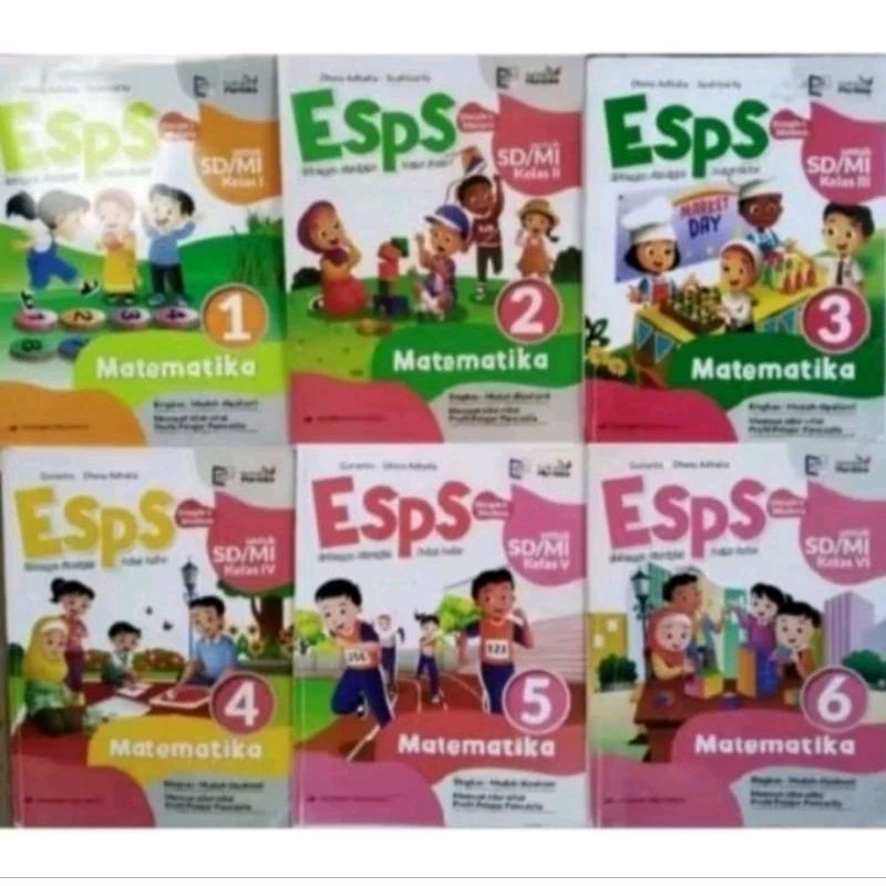 ESPS MATEMATIKA ORIGINAL SD/MI KELAS 1,2,3,4,5,6