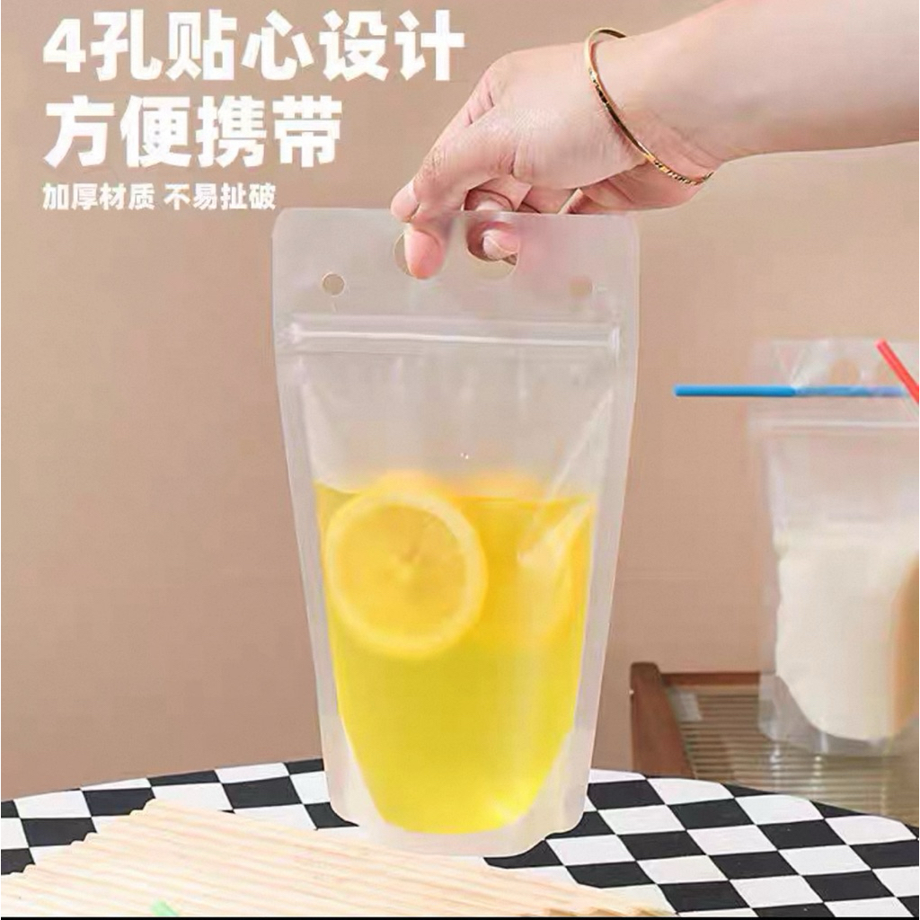 Pouch Plastik Minuman 50pcs / Standing pouch / Juice Pouch / Plastik Juice premium