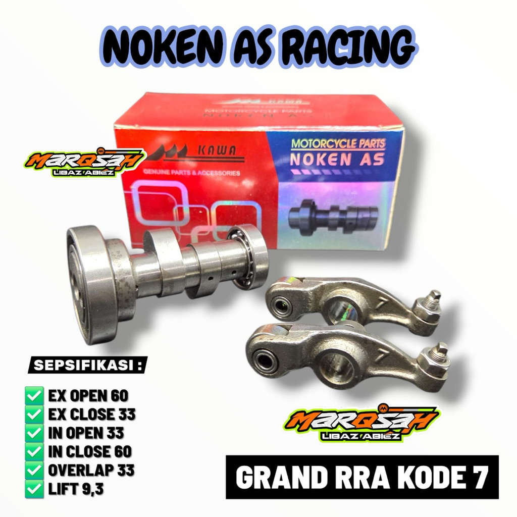 NOKEN GRAND MODIF RACING NOKEN CAMP GRAND SET RRA KODE 7 RACING BOS ORIGINAL