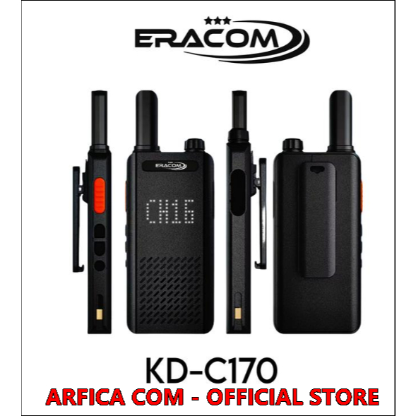 HT ERACOM KD C170 UHF 400 Mhz 2 Wakie Talkie ERACOM KD-C170 Frekuensi UHF