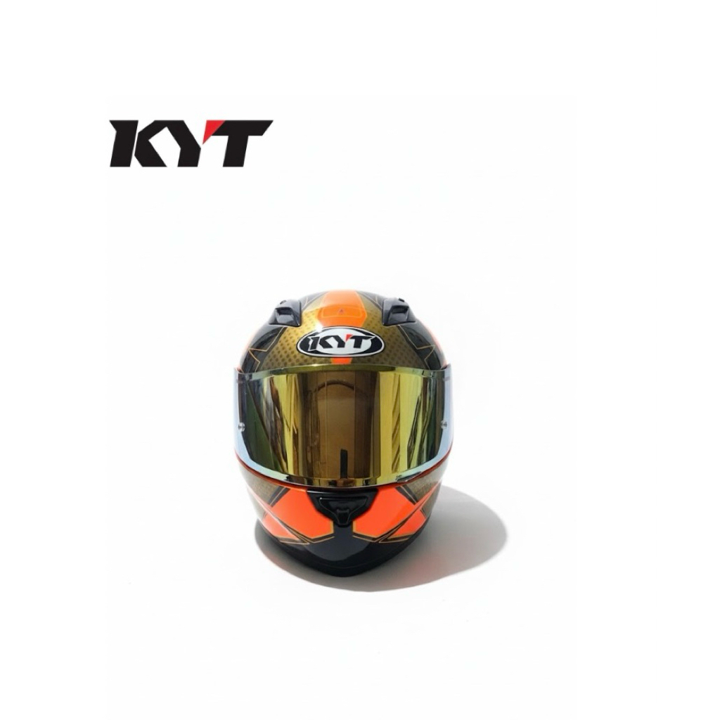 Helm KYT RC-7 second warna orange