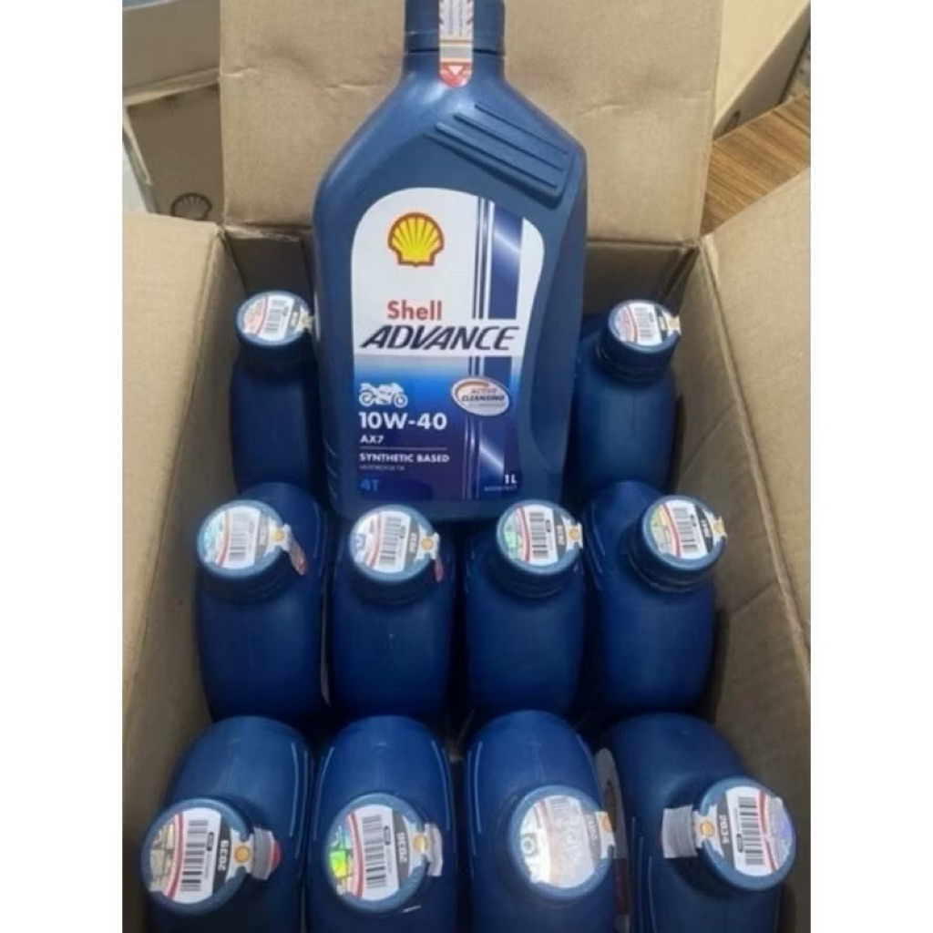 Oli Shell AX7 MATIC 1 LITER.. SHELL AX7 1 DUS 12 BOTOL