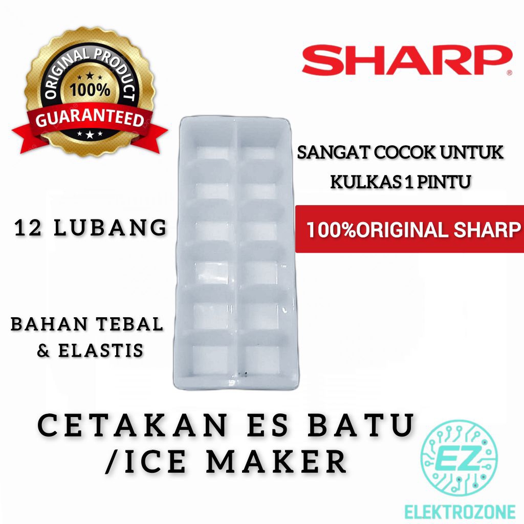 Ice Maker / Cetakan Es Batu Original Kulkas Sharp 1 Pintu – Nampan Ice Tray Ice Cube Sharp 1 Door Ge