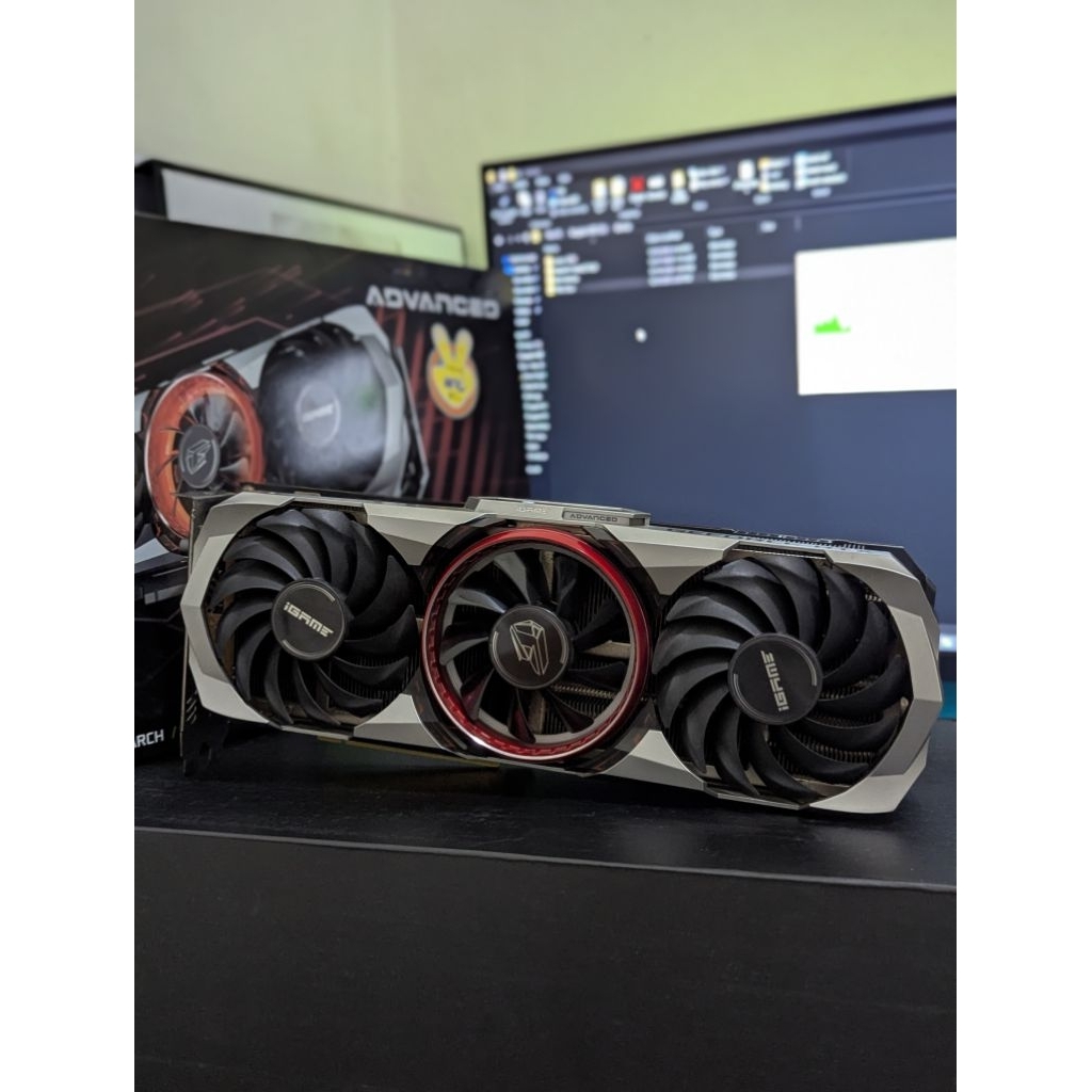 VGA Colorful iGame RTX 3060Ti 8GB Advanced OC Triple Van GPU Second ex Gaming