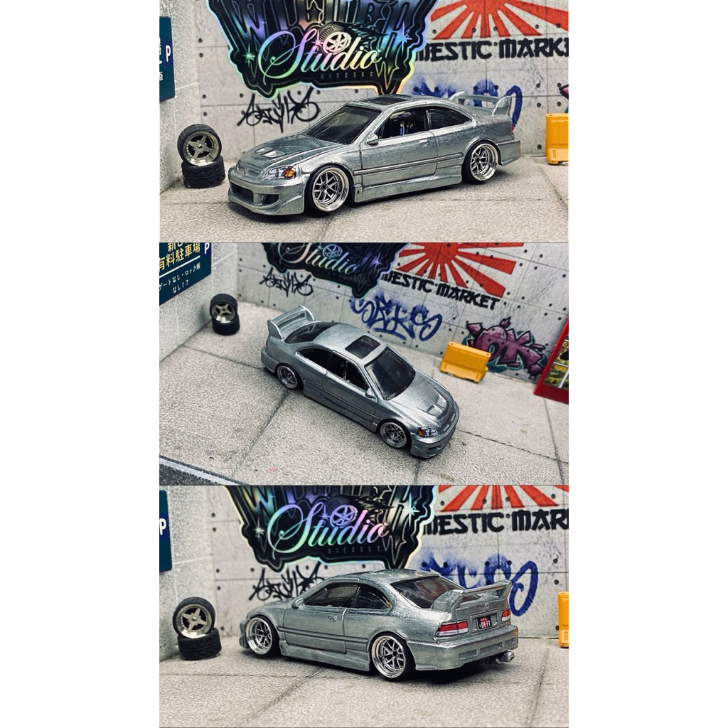 Hot Wheels CIvic SI Custom ZAMAC