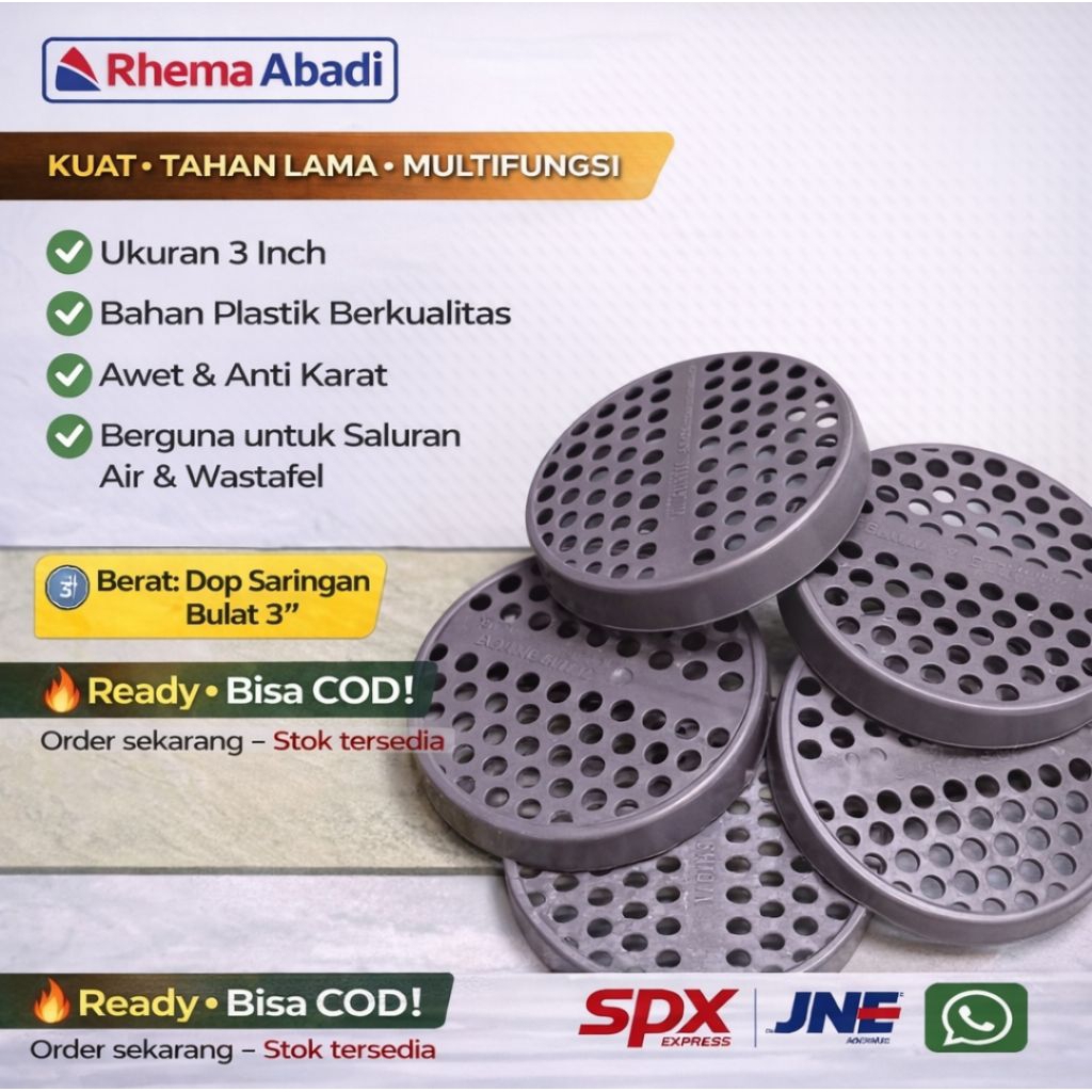 Saringan Dop 3  inch BULAT Asvira