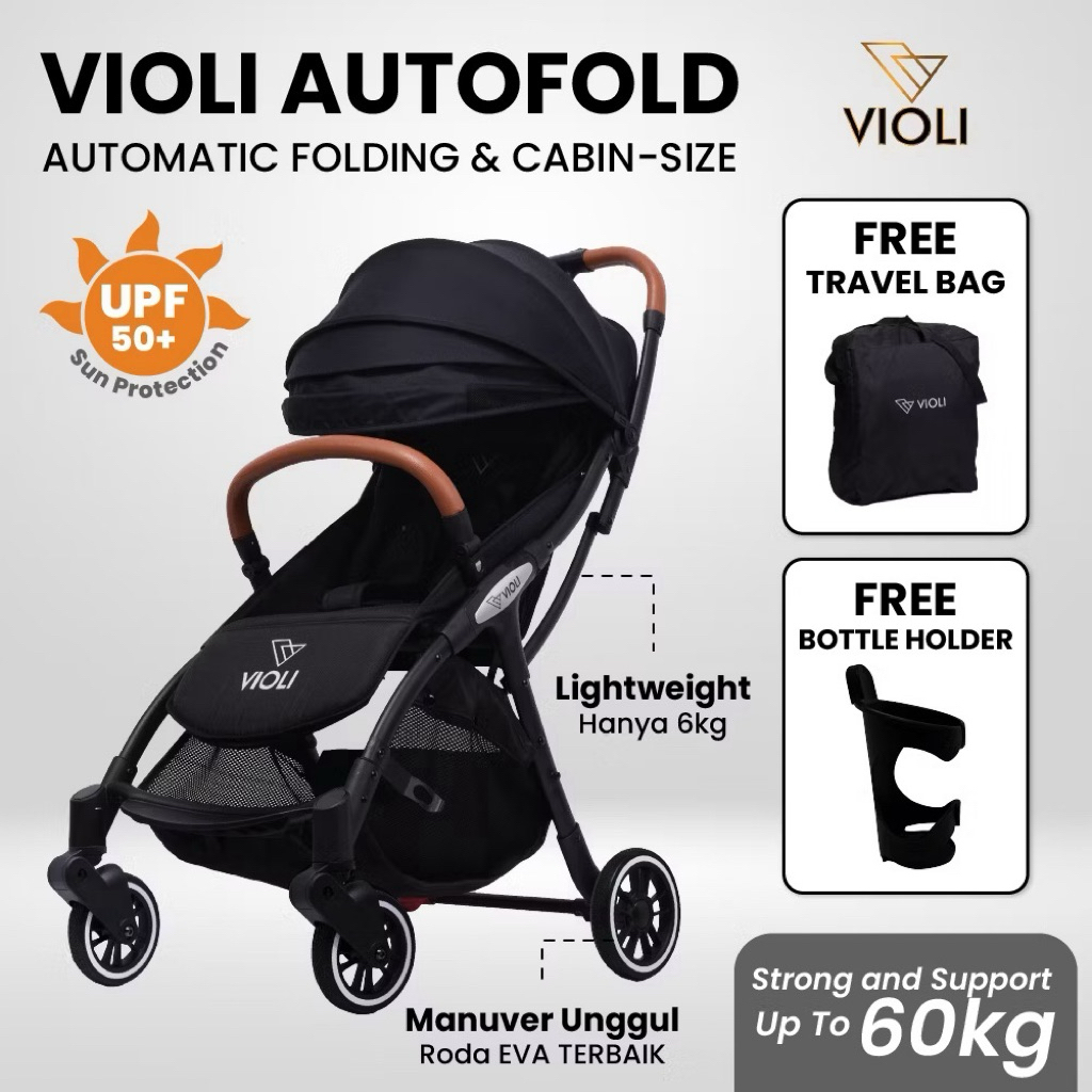Violi auto fold stroller cabin