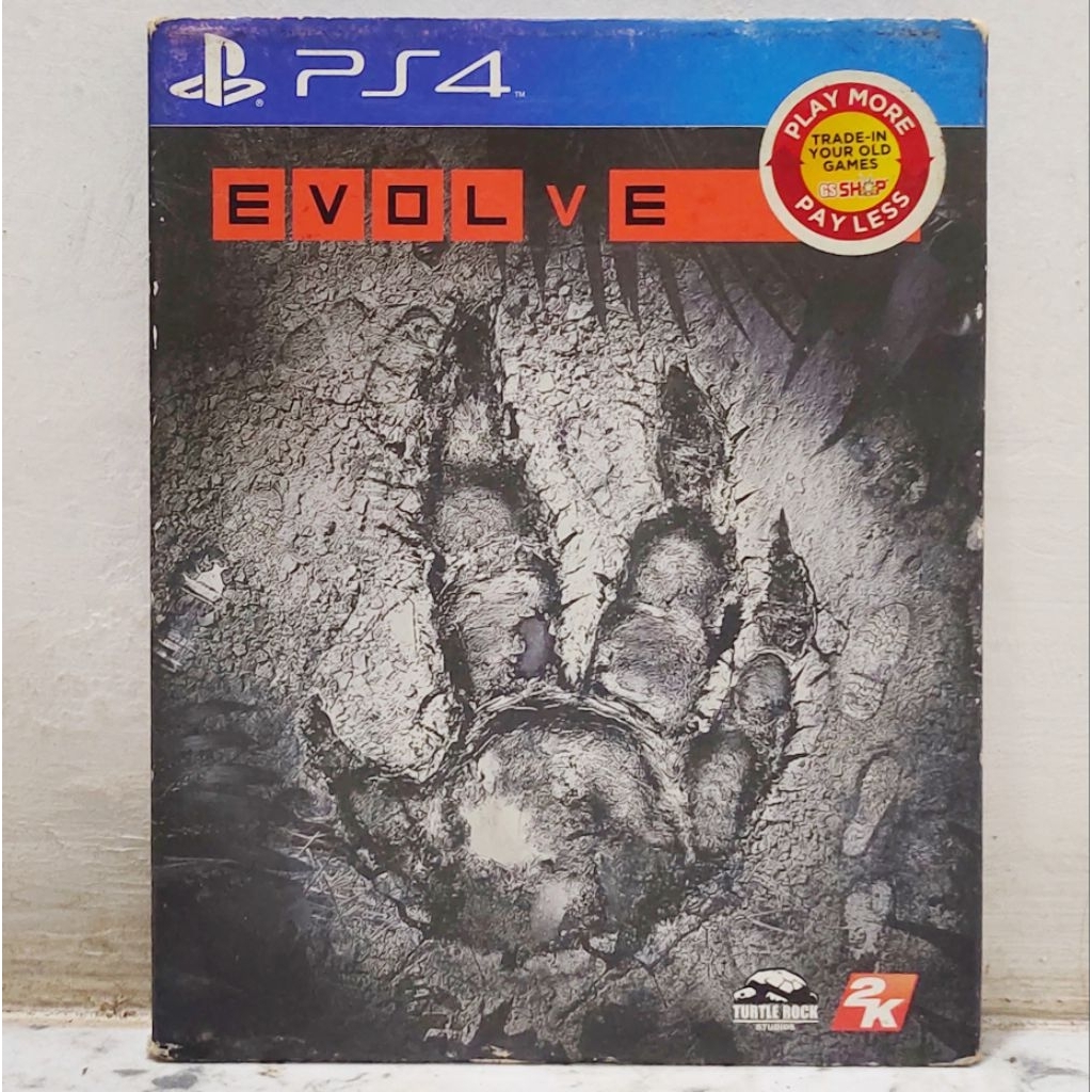 BD Kaset PS4 PS5 Evolve Region 3 Game CD Kaset Playstation PS 4 5 Reg 3 Bekas Second Mulus