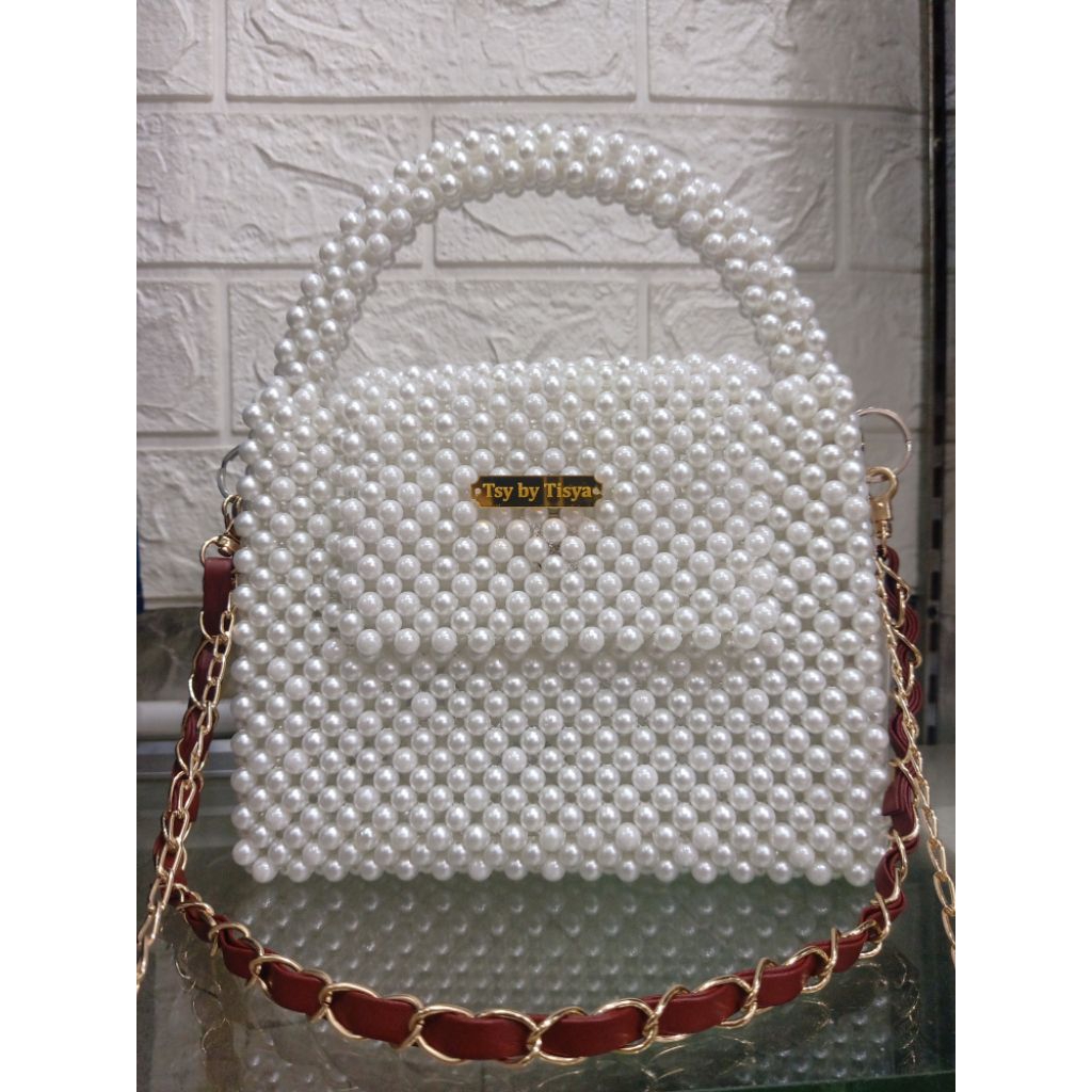 Tas mutiara mano bead bag/tas mutiara/tas handmade /tas unik