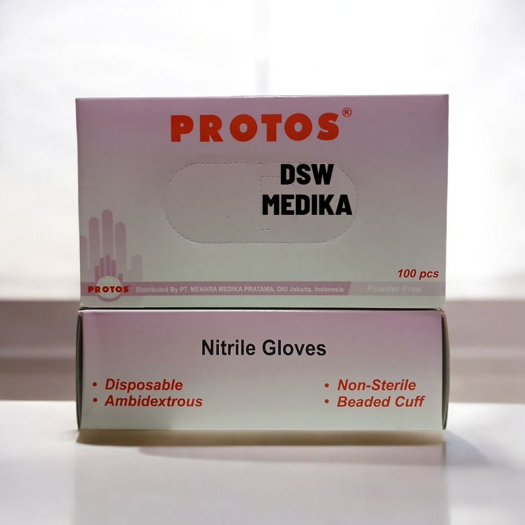 Sarung Tangan nitrile Biru